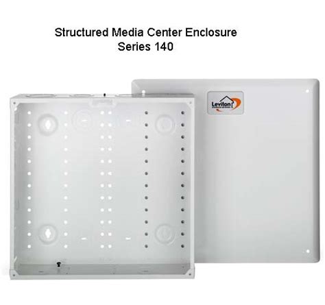 structured media enclosure with cover